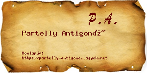 Partelly Antigoné névjegykártya
